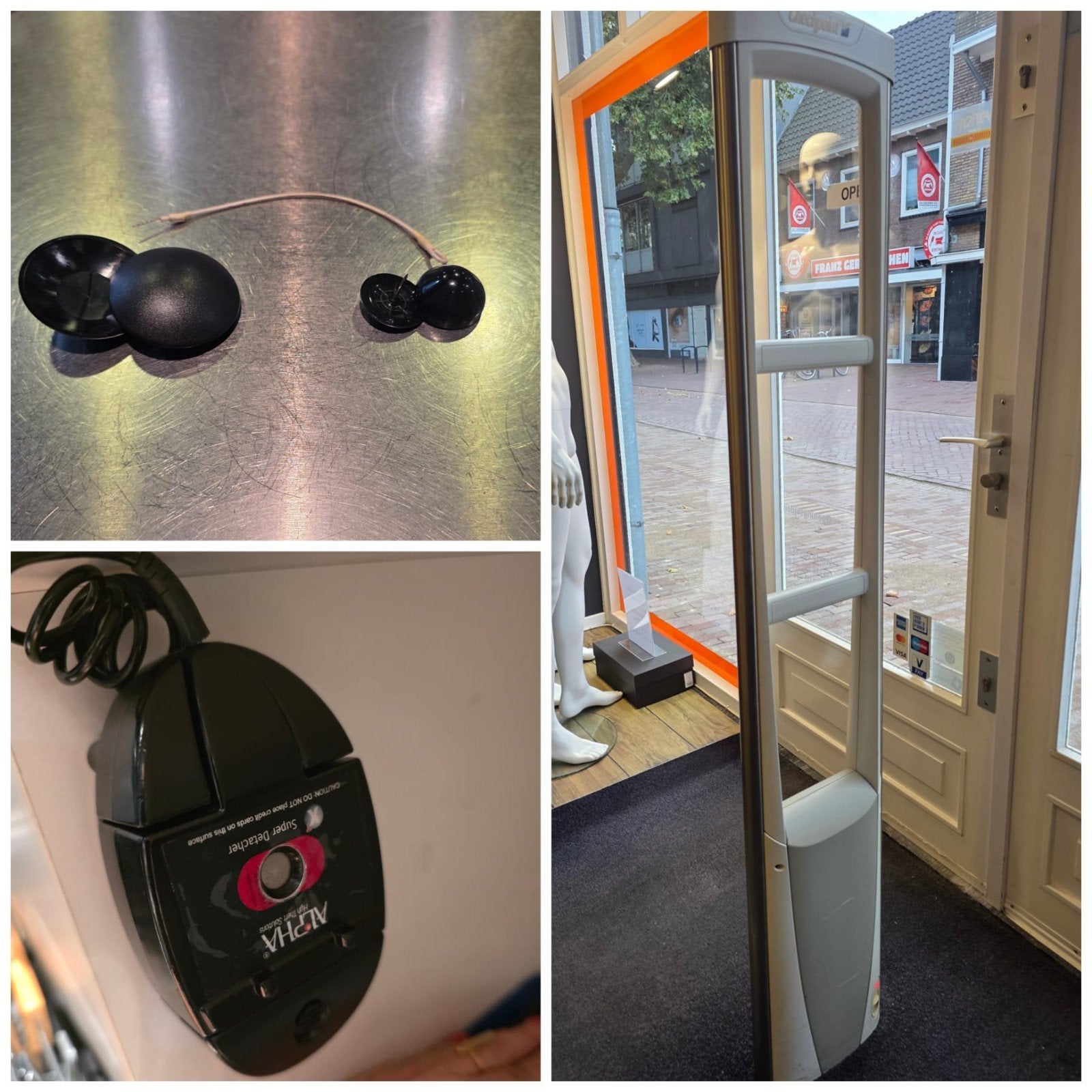 Winkelbeveiliging: Poort, Tags & Ontkoppelaar