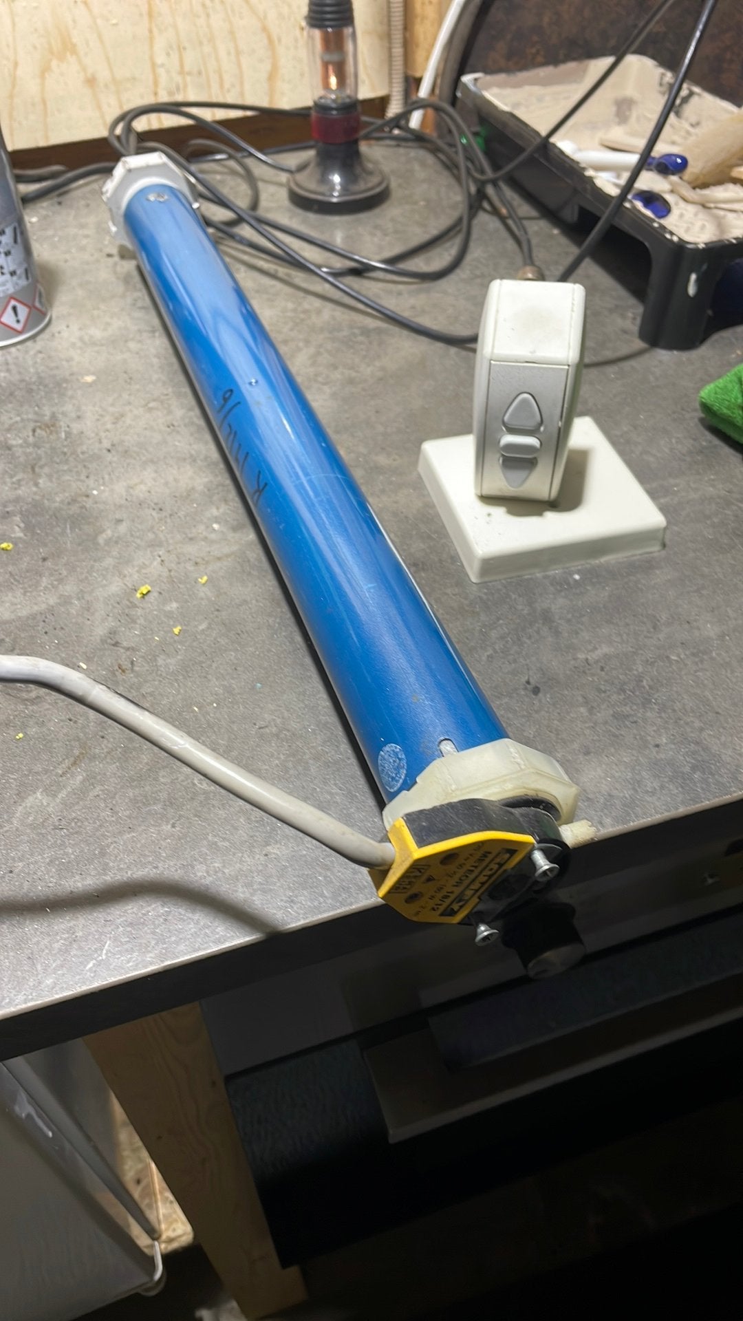 Somfy motor, Doe-het-zelf en Verbouw, Ophalen of Verzenden, Zo goed als nieuw, Wit, Minder dan 100 cm