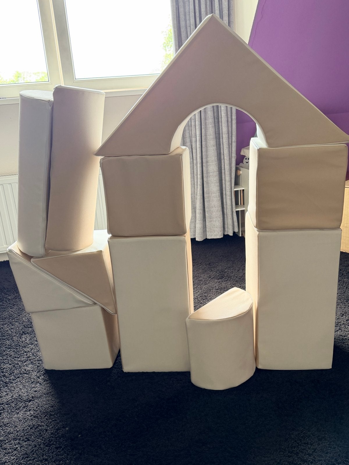 Jindl foam speelblokken set - Zacht en veilig speelplezier, Ophalen, Zo goed als nieuw, Overige merken