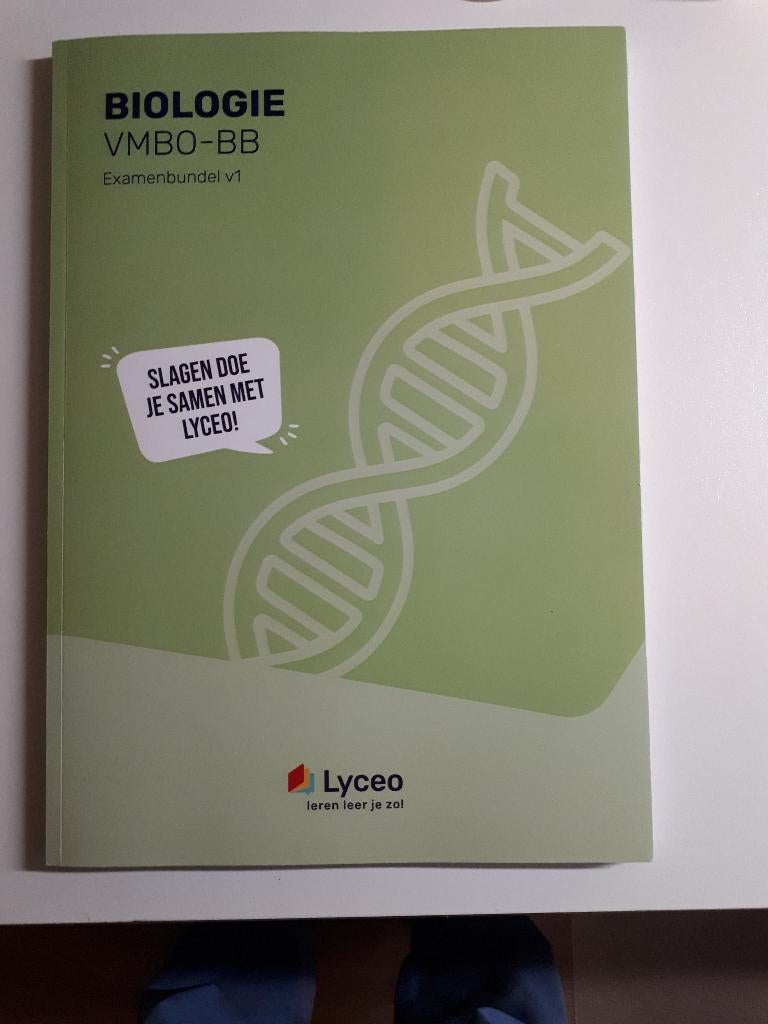 Examenbundel v1 Biologie VMBO-BB uitgave 2025 eerste druk, Ophalen of Verzenden, Nieuw, VMBO, Biologie