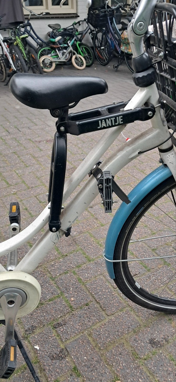 Mirage Zadel op buis Damesfiets Jantje en zijn Kornuiten, Voorzitje, Ophalen of Verzenden, Jantje en zijn Kornuiten, Gebruikt