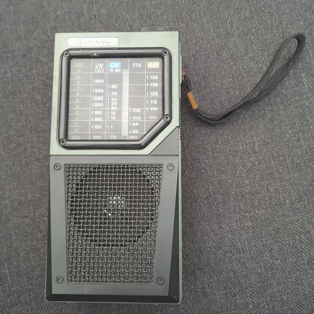 Audiosonic TK-339F  vintage portable radio, Ophalen of Verzenden, Gebruikt, Radio