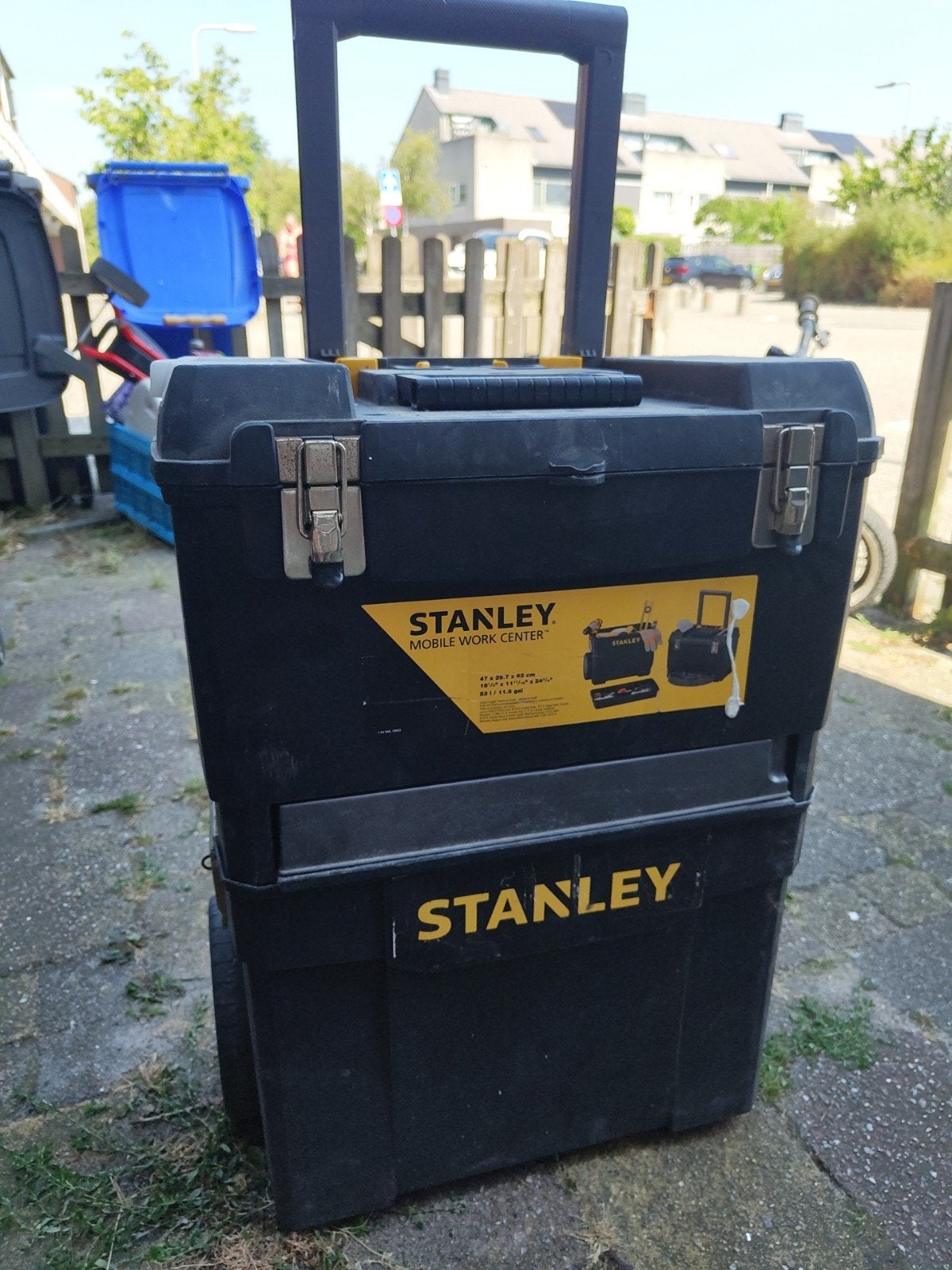Stanley Mobiel Werkcentrum 47x29,7x62 cm, 53 liter, Ophalen, Gebruikt