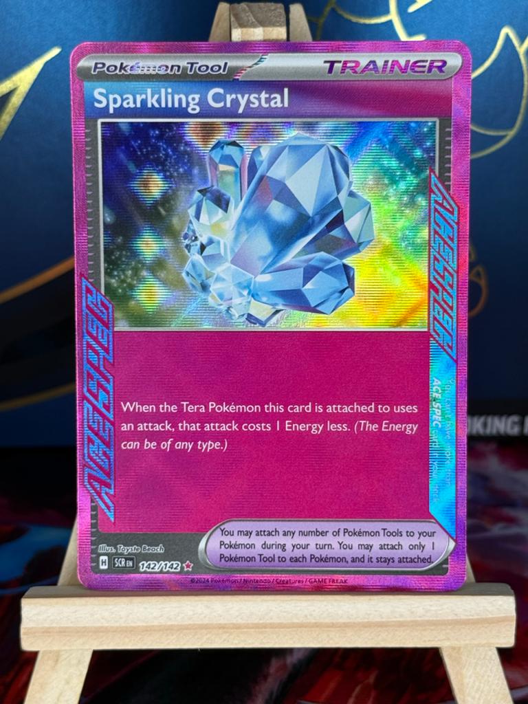 Sparkling Crystal #142 | Pokemon Stellar Crown, Ophalen of Verzenden, Zo goed als nieuw, Losse kaart