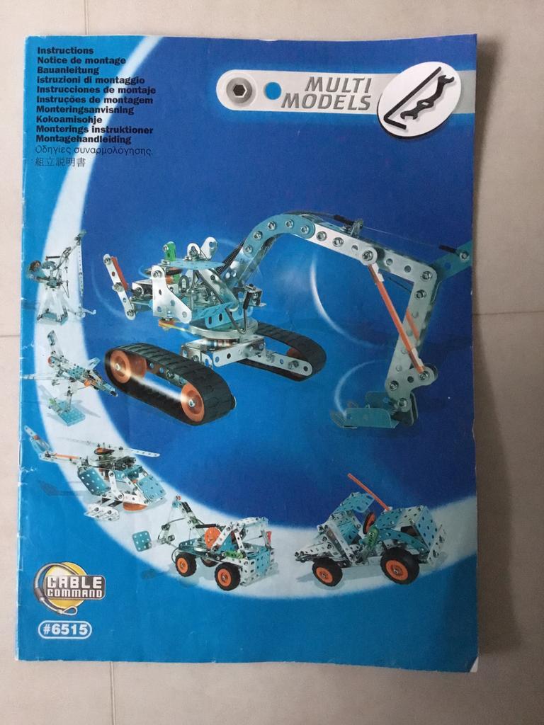 Meccano Multi Models diverse modellen voertuigen (6515), Ophalen of Verzenden, Zo goed als nieuw
