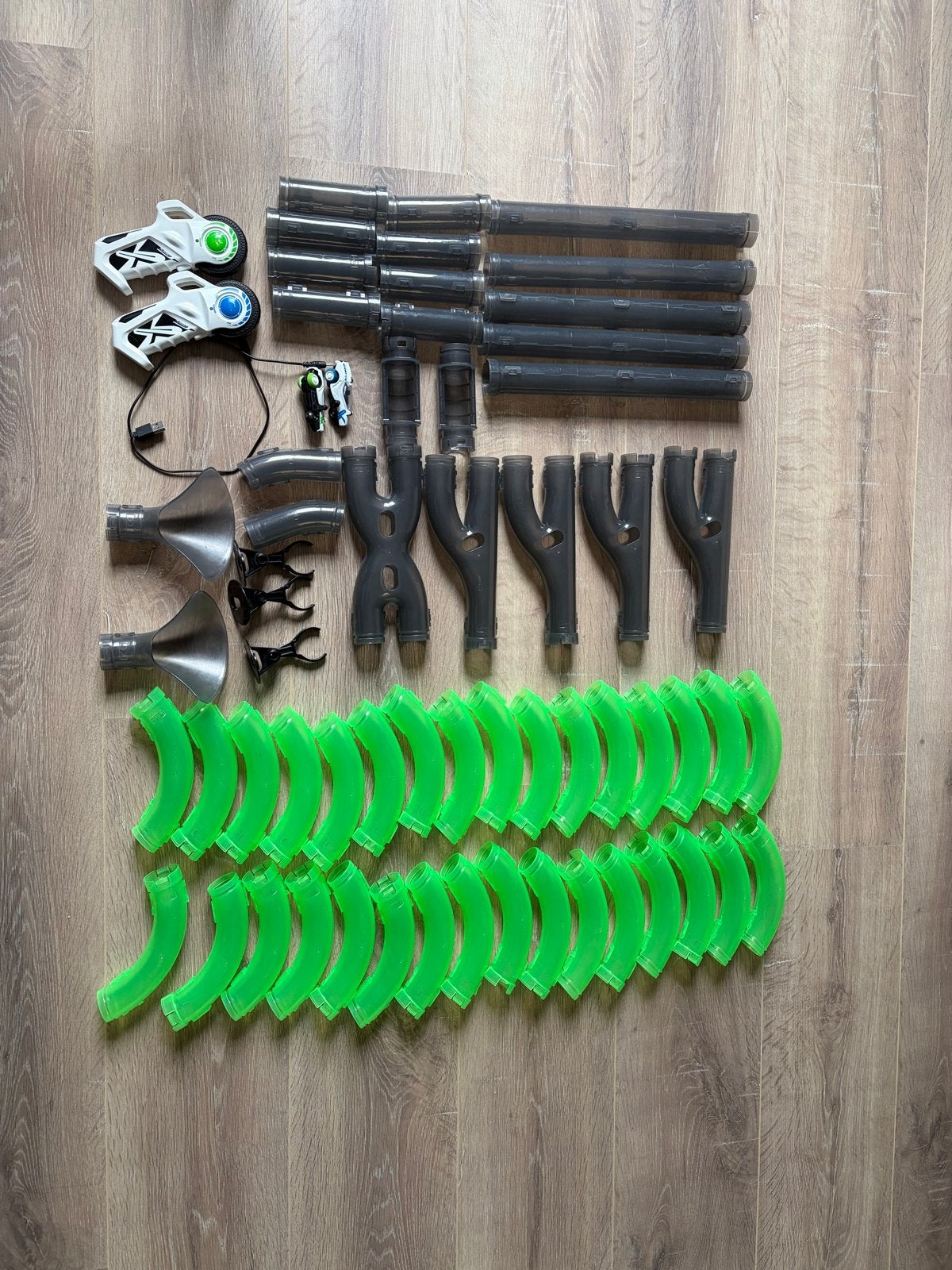 Exost Twin Tower Looping Racing Set, Overige merken, Ophalen of Verzenden, Met looping, Elektrisch