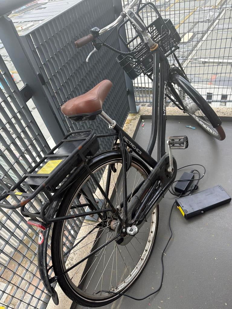 Kaptein Retro-E3 E-bike met oplader, Gebruikt, 51 tot 55 cm, 30 tot 50 km per accu, Ophalen