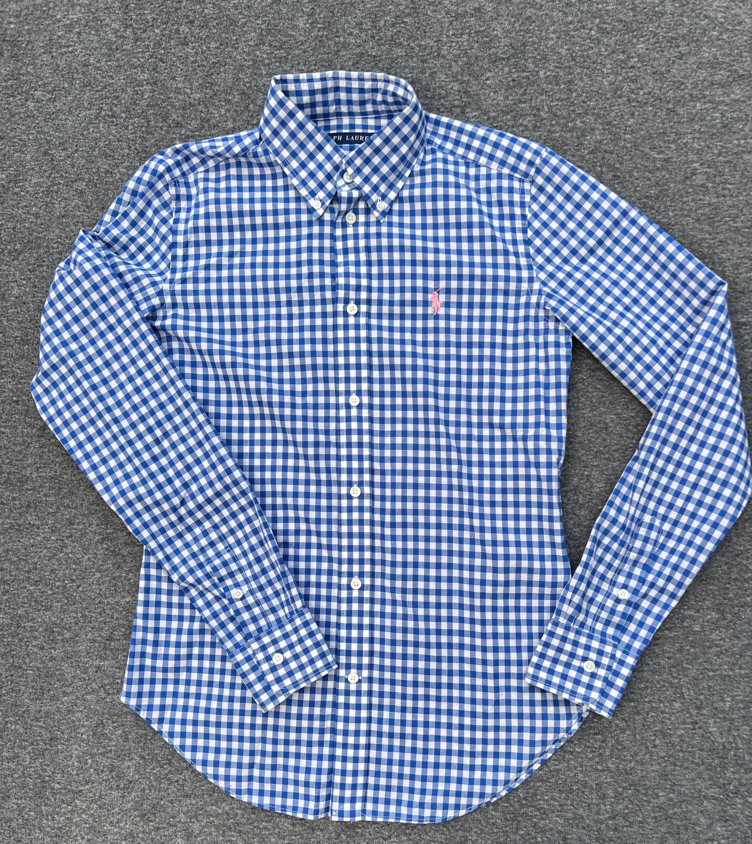 Ralph Lauren Polo meisjes blouse – maat 116, Ophalen of Verzenden, Zo goed als nieuw, Meisje, Overhemd of Blouse