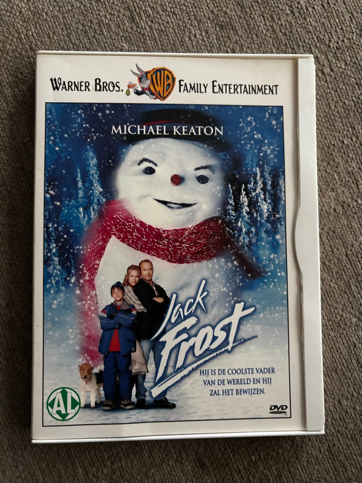 Jack Frost DVD - Familie Kerstfilm met Michael Keaton, Cd's en Dvd's, Alle leeftijden, Nederlands, Ophalen of Verzenden, Inclusief doosje