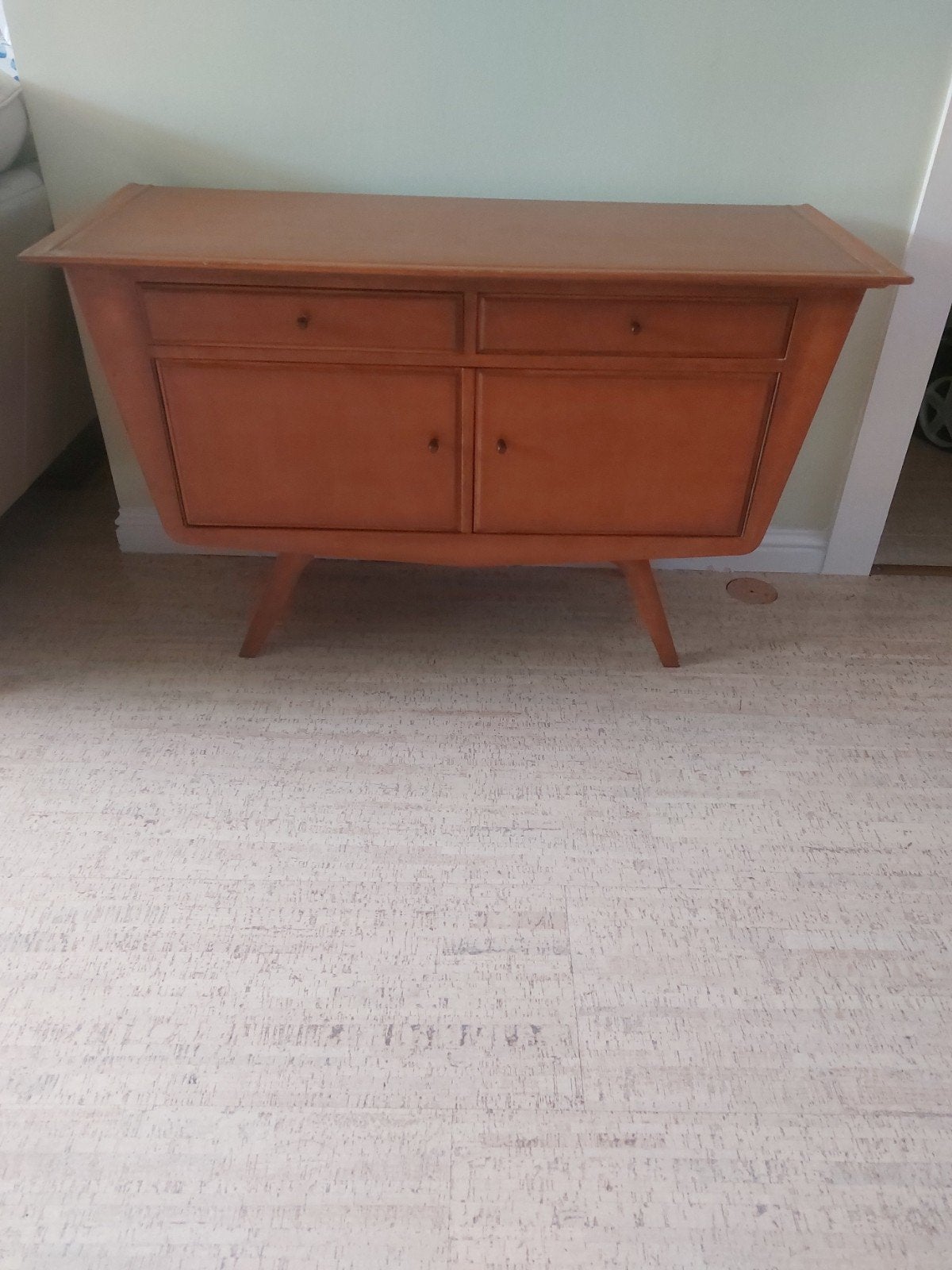 Dressoir retro, Ophalen, 100 tot 150 cm, Zo goed als nieuw, Overige houtsoorten