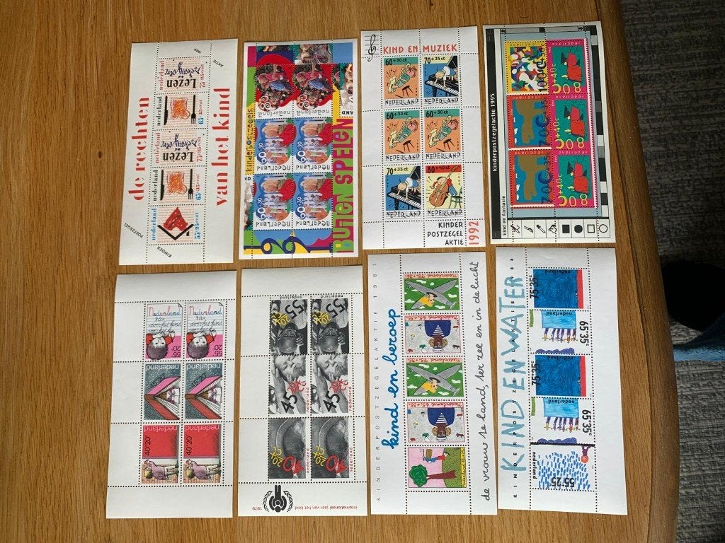 Velletjes Kinderpostzegels Postfris, Postzegels en Munten, Postzegels | Nederland, Ophalen of Verzenden, Postfris