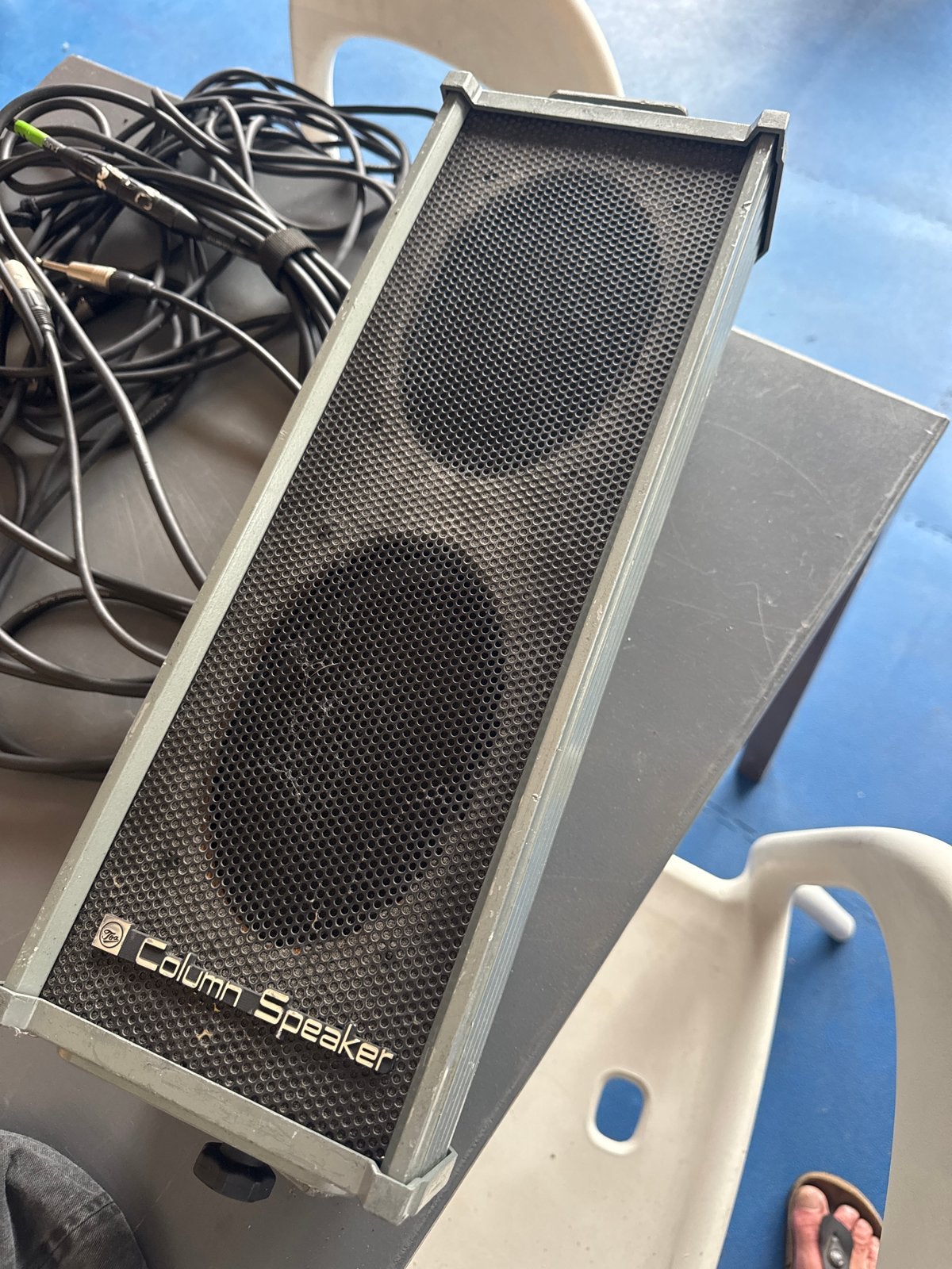 Column Speaker - Gebruikte luidspreker met kabels, Gebruikt, Inclusief kabels, Overige typen, Minder dan 60 watt