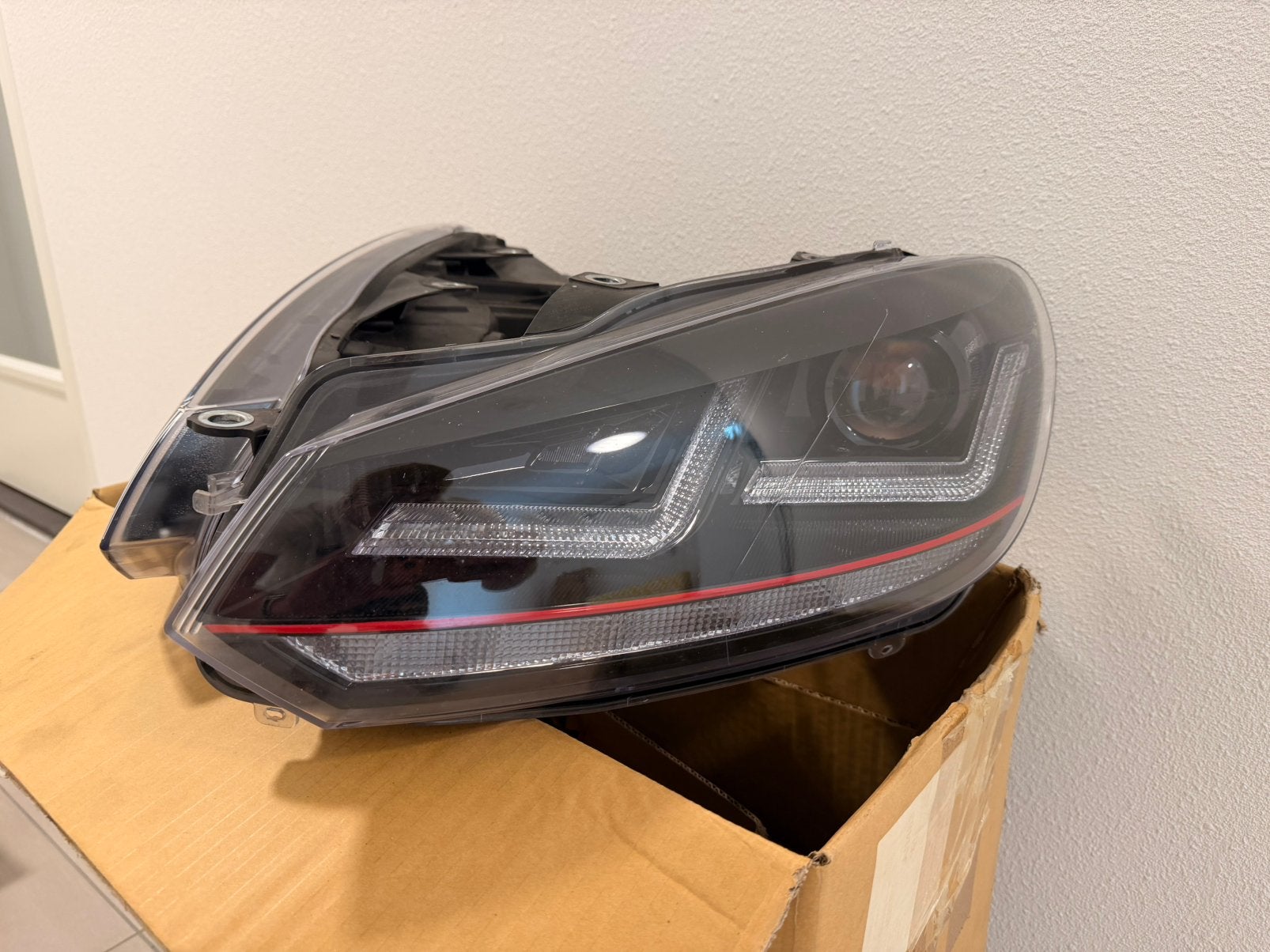 VW Golf 6 GTI Xenon LED koplampen OSRAM LEDriving (set), Auto-onderdelen, Verlichting, Ophalen, Volkswagen
