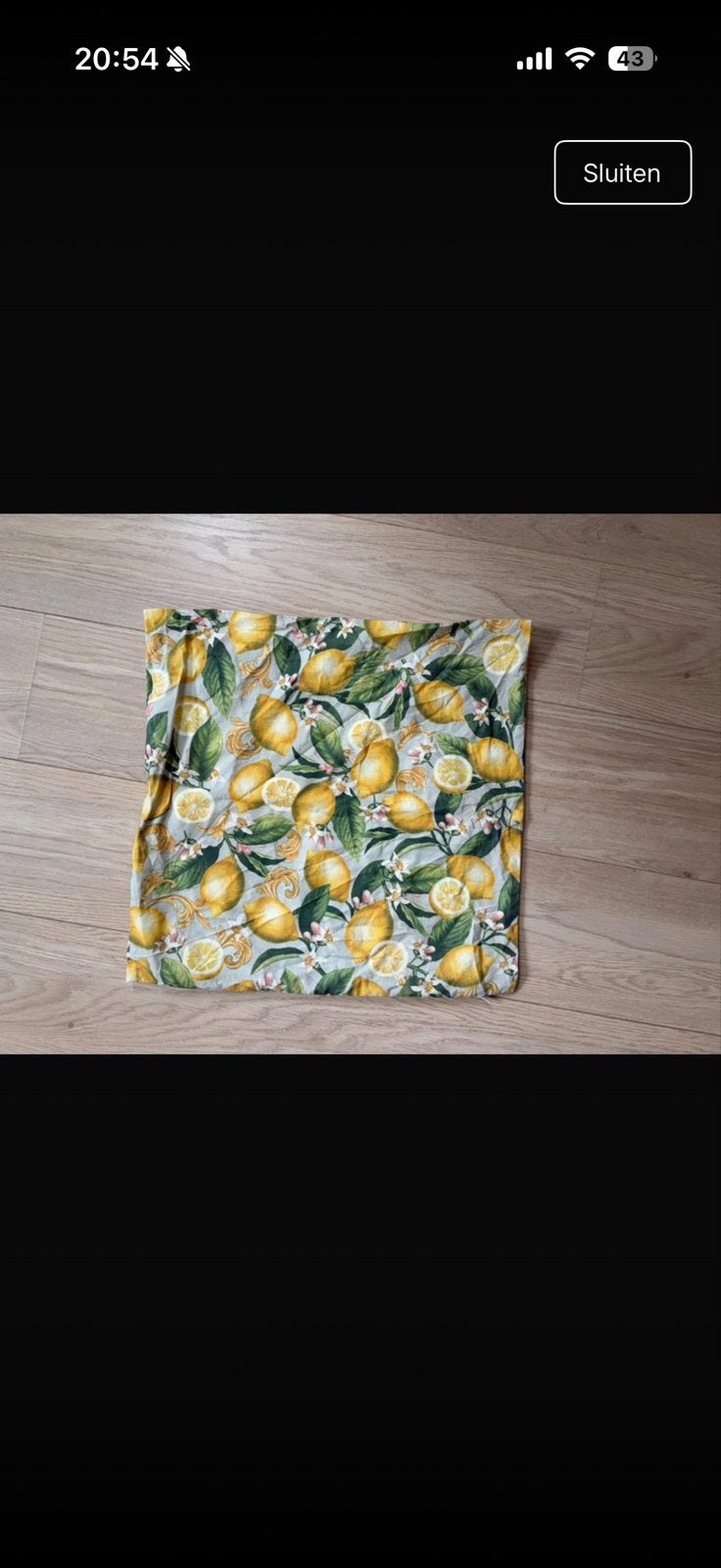 Twee leuke kussenhoesjes van H&M Home 50x50cm, Overige merken, Zo goed als nieuw, Wasbaar, Meerkleurig
