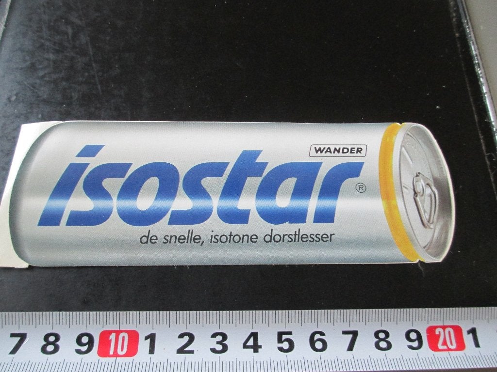 sticker wander ISOSTAR de snelle isotone dorstlesser *, Ophalen, Zo goed als nieuw