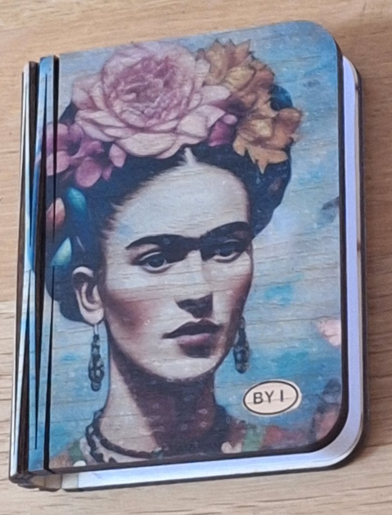 Frida Kahlo lampje houten boeklampje nachtlampje led, Meerkleurig, Nieuw, Overige fittingen, Ophalen of Verzenden