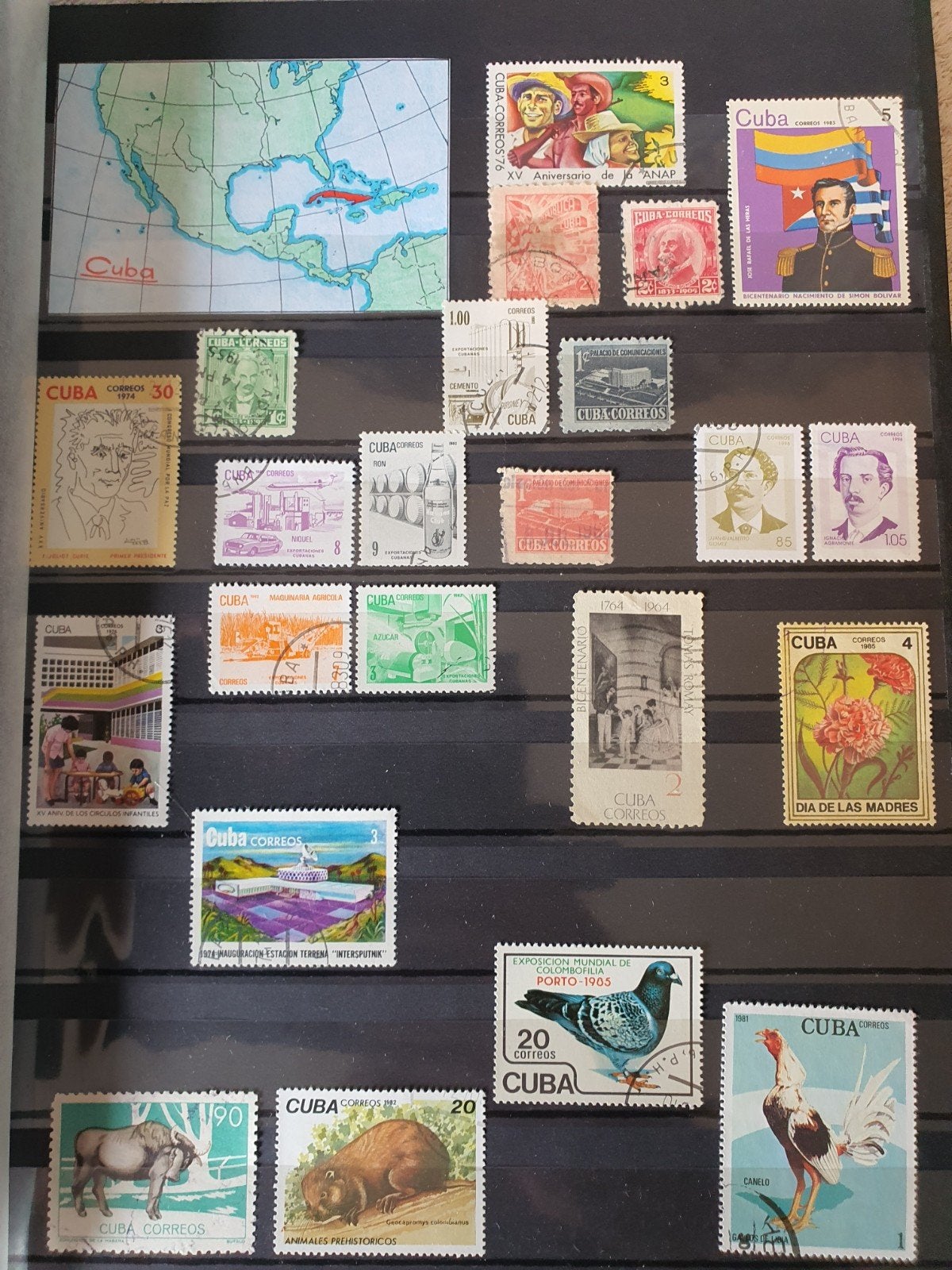 Cuba,Jamaica,cayman,Dominican,Haiti,Virginia Islands disney, Postzegels en Munten, Ophalen of Verzenden, Buitenland