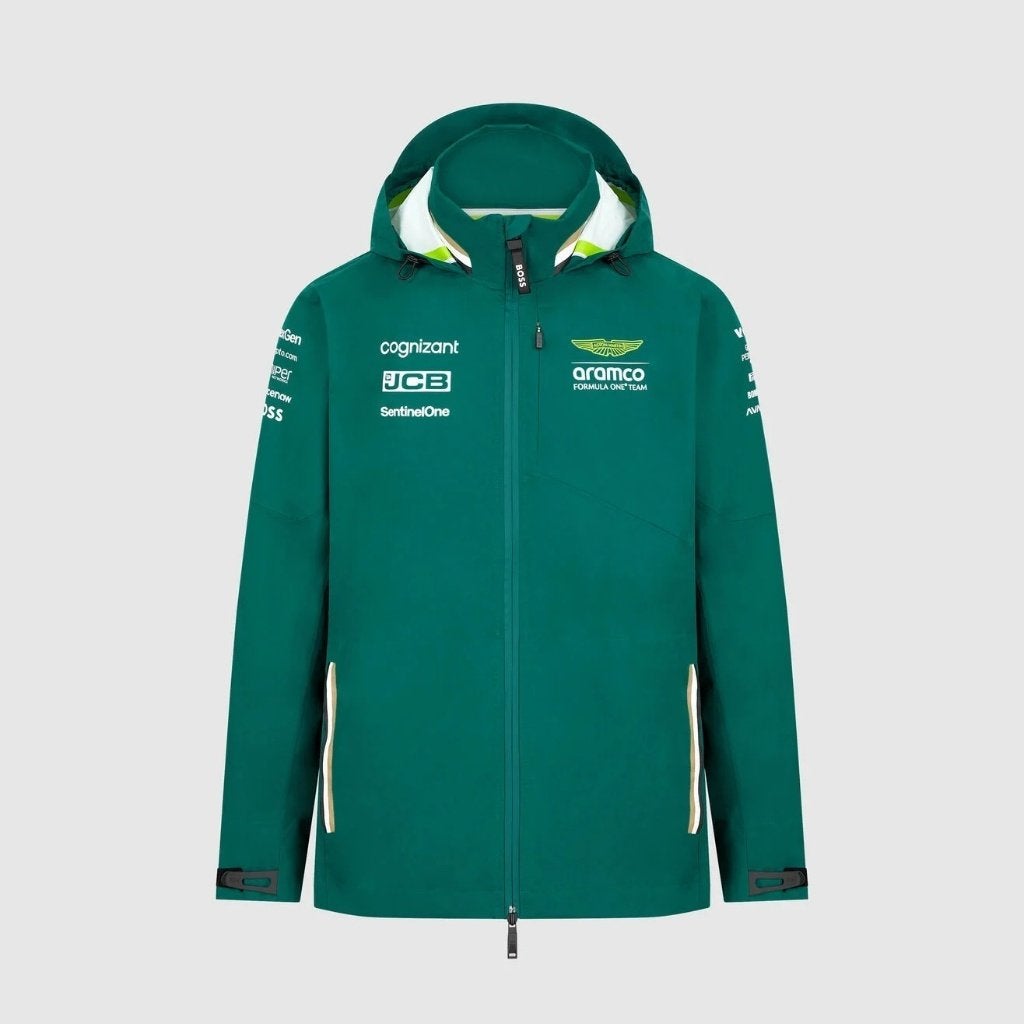 ✅ Aston Martin formule 1 regen jas XXL, Ophalen, Nieuw, Overige maten, Groen