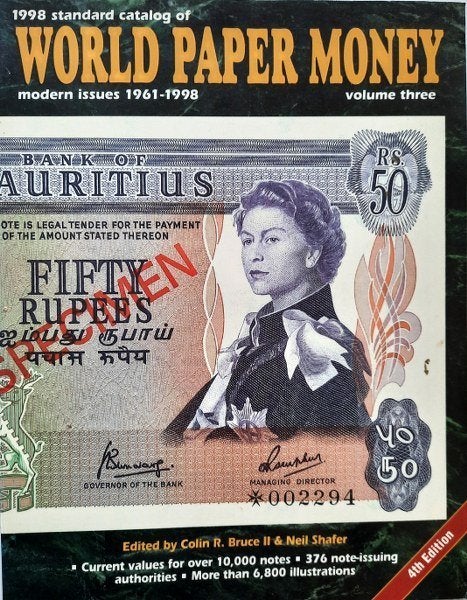 Bruce - 1998 standard catalog World Paper Money. Volume 3, Postzegels en Munten, Ophalen of Verzenden, Boek of Naslagwerk