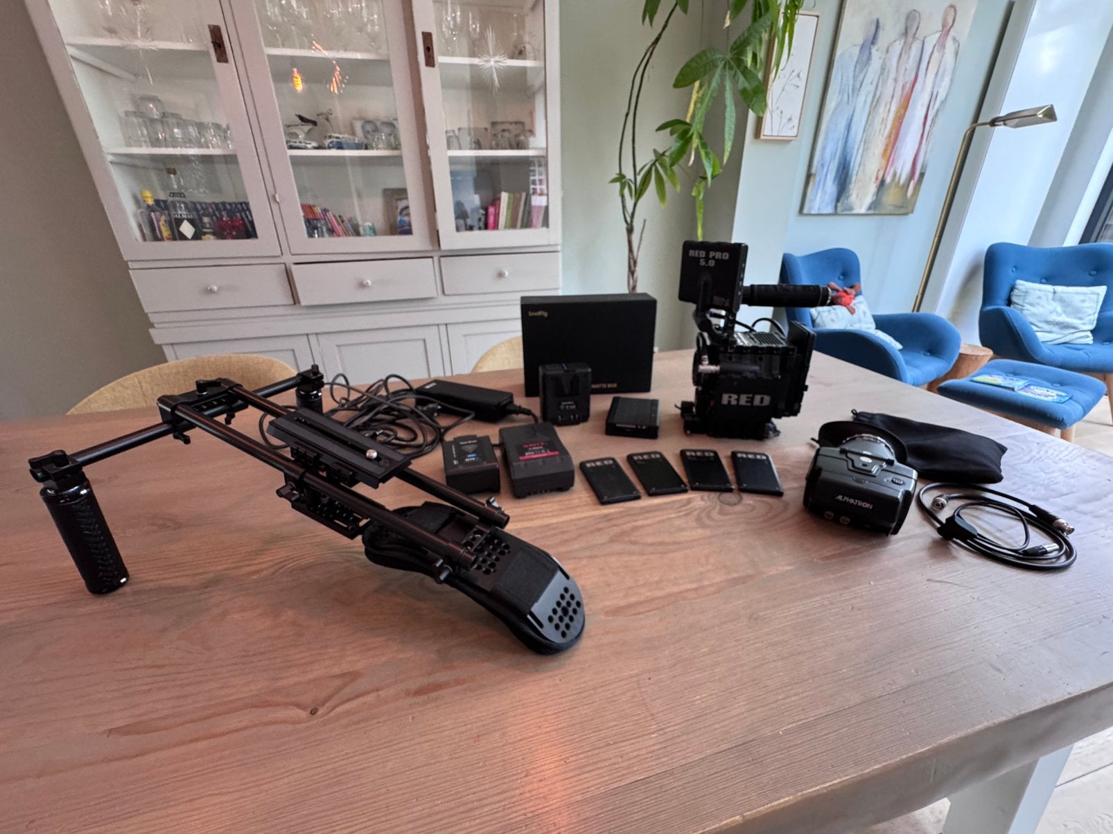RED - EPIC MYSTERIUM-X + extra’s, Overige merken, Gebruikt, Externe microfoon, Geheugenkaart