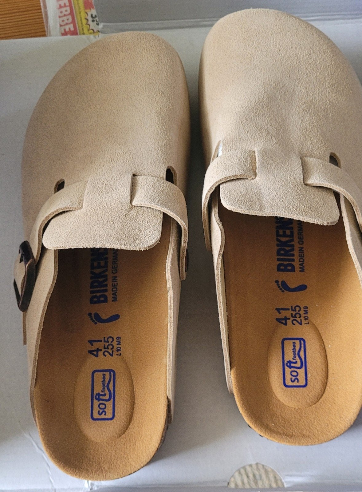 birckenstock Gloc maat 41, Beige, Nieuw, Birkenstock, Sandalen of Muiltjes