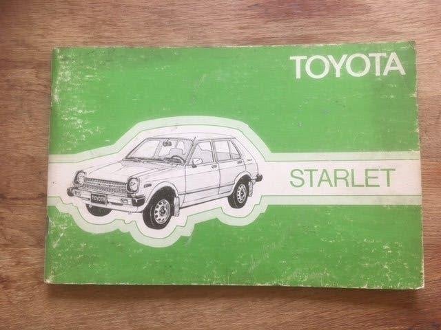 Toyota Starlet Instructieboekje / Handleiding  1979   NL, Ophalen of Verzenden