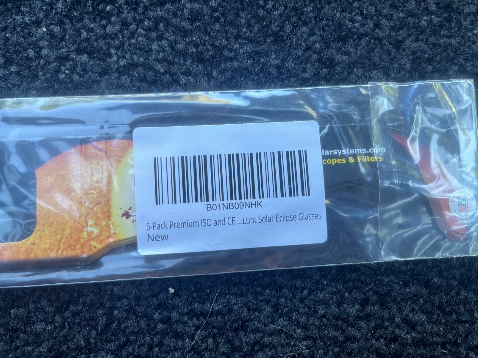 Premium Iso solar eclipse glasses. 1 stuk, Tuin en Terras, Gaas en Draad, Ophalen, Nieuw, Minder dan 10 meter