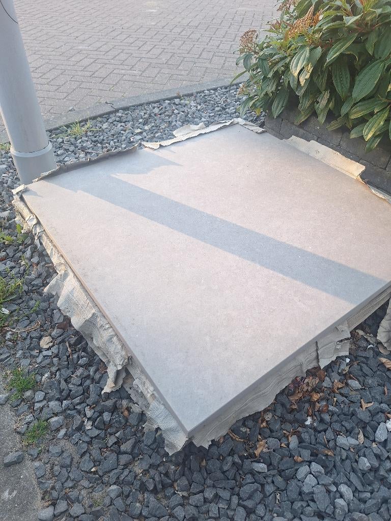 Nieuwe keramische tuintegels 90x90x3 cm, Ophalen, Keramiek, Nieuw, Minder dan 5 m²