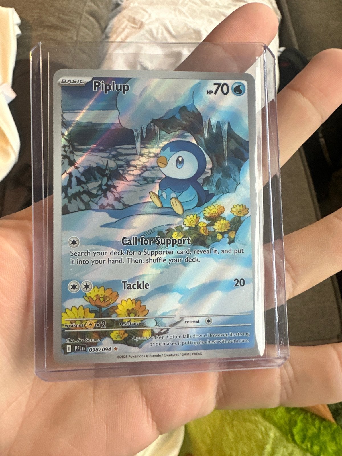 Piplup Phantasmal Flames Pokémon Kaart - MINT CONDITIE, Ophalen of Verzenden, Nieuw, Losse kaart, Foil
