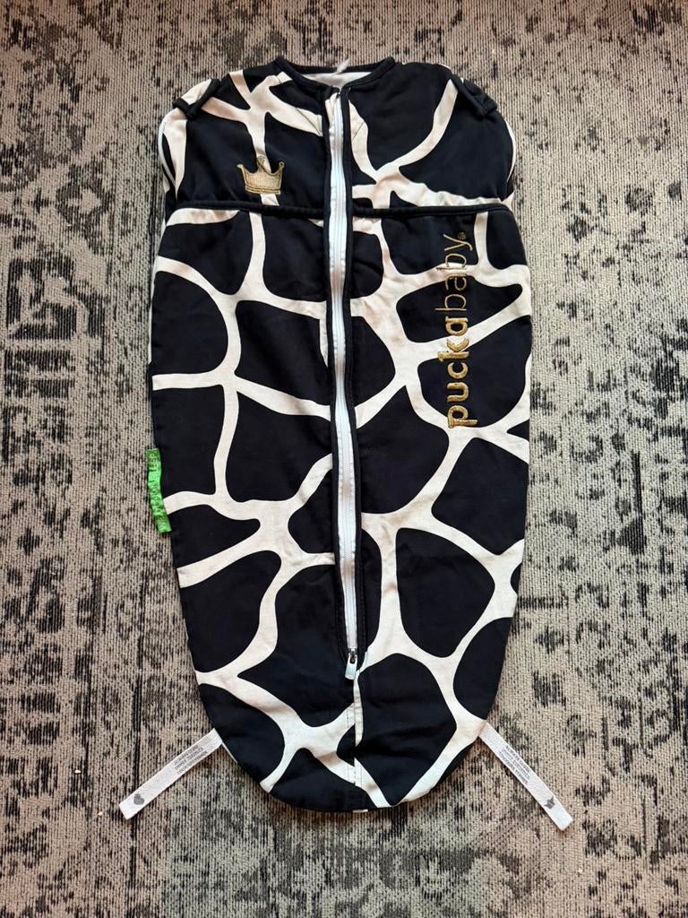 *** Puckababy mini giraffe zwart ***, Kinderen en Baby's, Dekens, Slaapzakjes en Inbakerproducten, Ophalen, Zo goed als nieuw