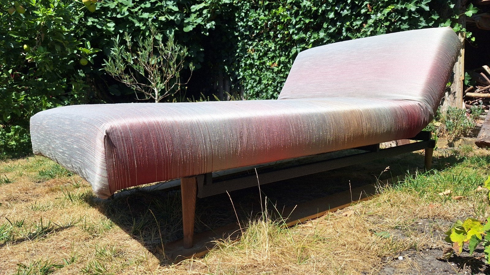 Comfortabele chaise longue ligstoel, Ophalen, Gebruikt, Tweepersoons, 150 cm of meer
