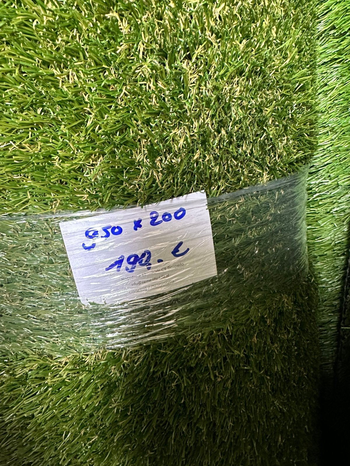 Kunstgras reststuk 950 x 200 cm – 40mm – Nieuw – €190, Ophalen, Nieuw, 10 tot 20 m², Kunstgras