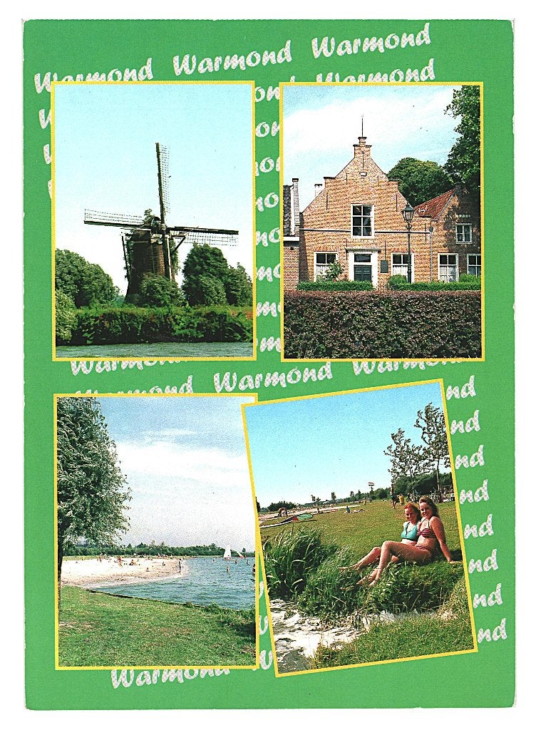 37581 Warmond ZH Nette oude kaart Onbeschreven, Ophalen of Verzenden, 1960 tot 1980, Zuid-Holland