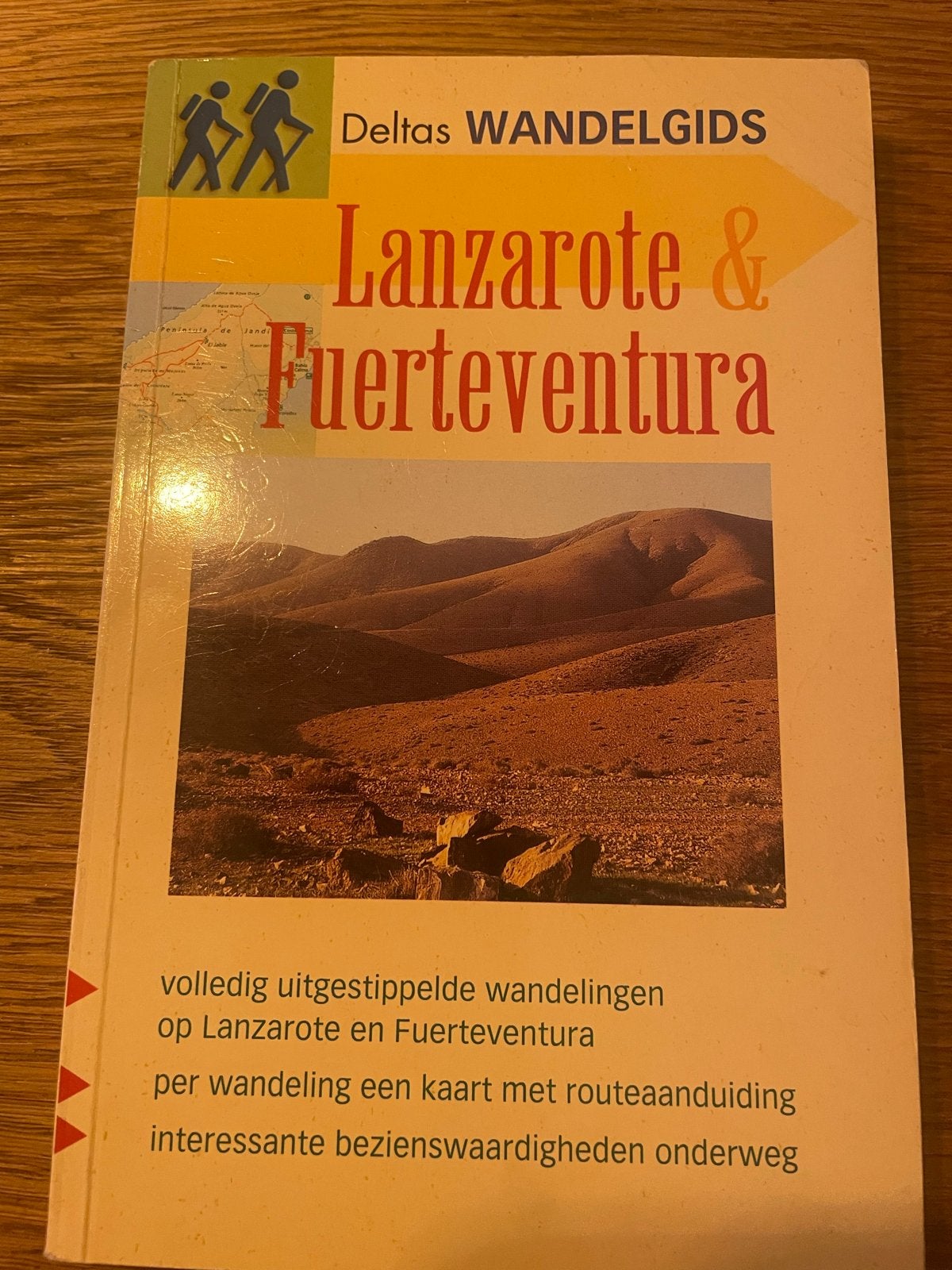 Deltas Wandelgids Lanzarote & Fuerteventura, Boeken, Reisgidsen, Overige merken, Fiets- of Wandelgids, Europa, Ophalen of Verzenden