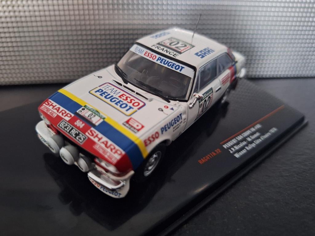 Peugeot 504 Coupe V6 #2 Rally 1978
Schaal 1:43, Overige merken, IXO, IXO, Nieuw
