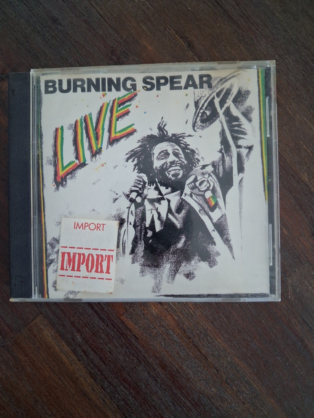 Burning Spear - Live CD (Island Records, VG+), Ophalen of Verzenden, Zo goed als nieuw, Live-album