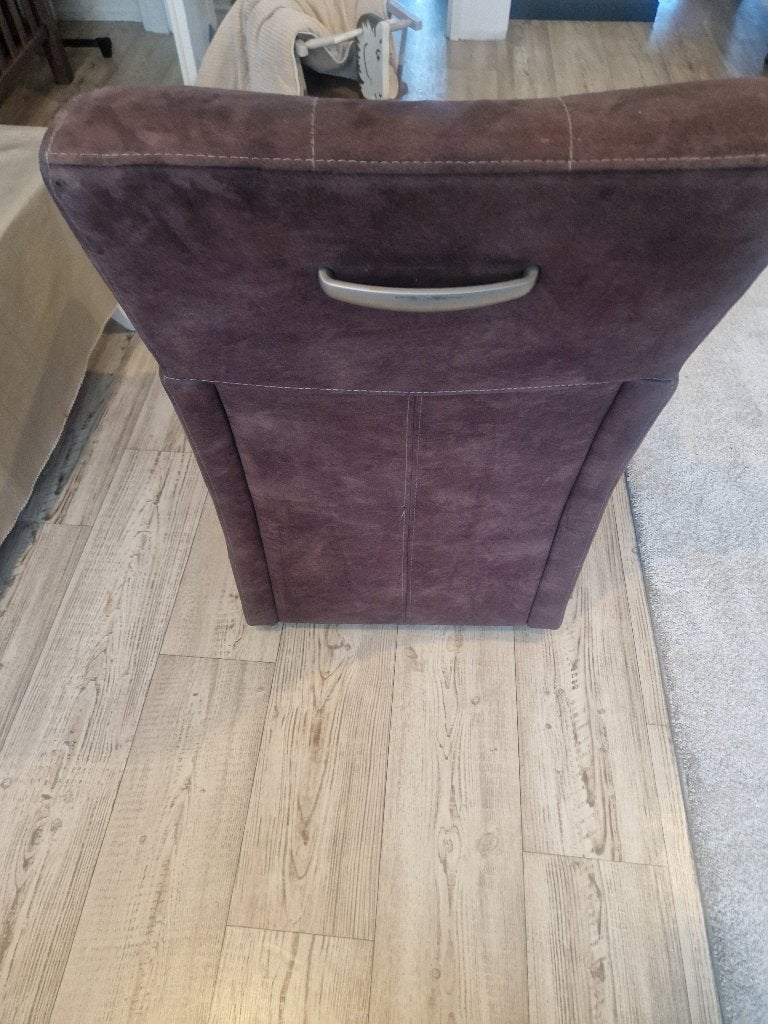 4 Eetkamer stoelen, Ophalen, Gebruikt, Bruin, Vier