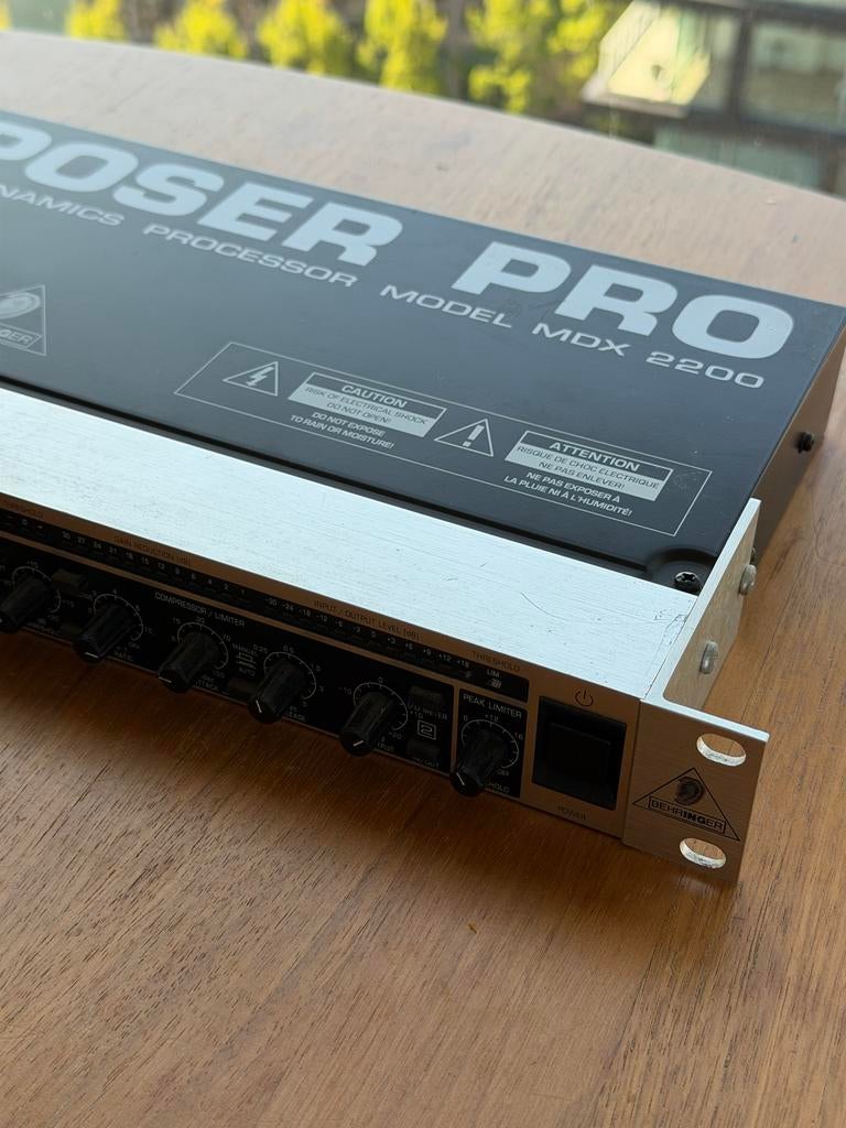 Behringer Composer MDX2200 Compressor, Ophalen of Verzenden, Gebruikt, Compressor