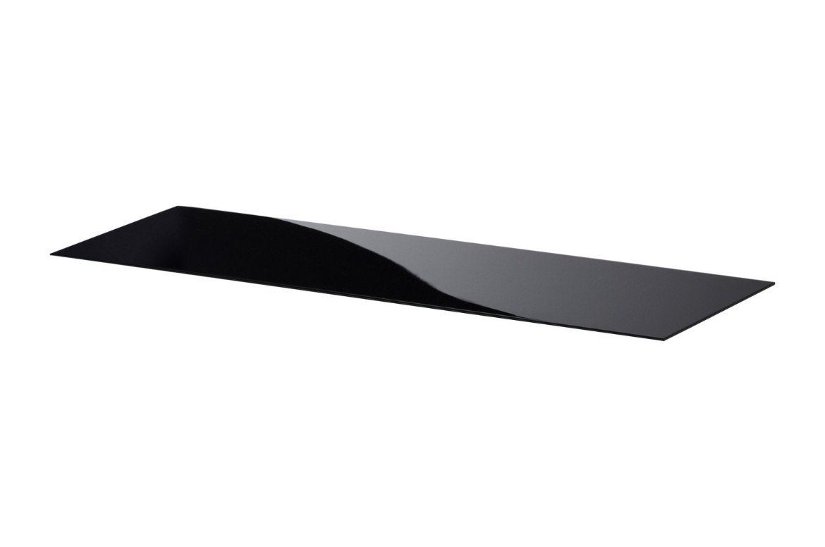 IKEA Besta Glasplaat Zwart 120x40 cm, Ophalen, Gebruikt, Glas