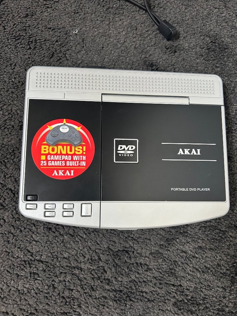AKAI 7" Auto DVD Speler met Scherm, Ophalen of Verzenden, Gebruikt, Dvd-speler, Overige merken