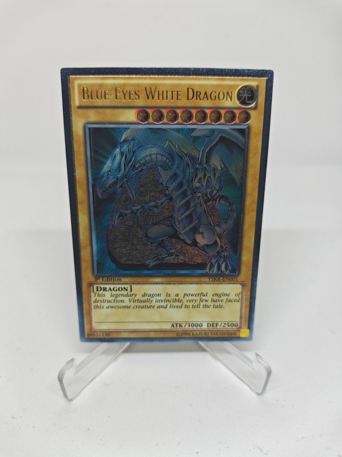 Blue eyes white dragon - Yugioh 1st edition, Hobby en Vrije tijd, Verzamelkaartspellen | Yu-gi-Oh!, Verzenden, Zo goed als nieuw
