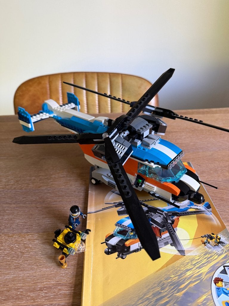 Lego Creator 31096 Dubbel-rotor helikopter, Ophalen, Lego, Zo goed als nieuw, Compleet
