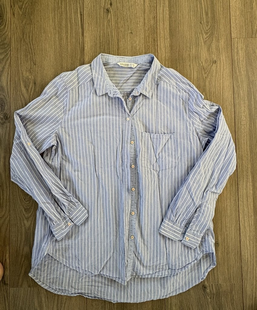Zara blouse - basic maat 42, Kleding | Dames, Zara, Ophalen of Verzenden, Zo goed als nieuw, Maat 46/48 (XL) of groter