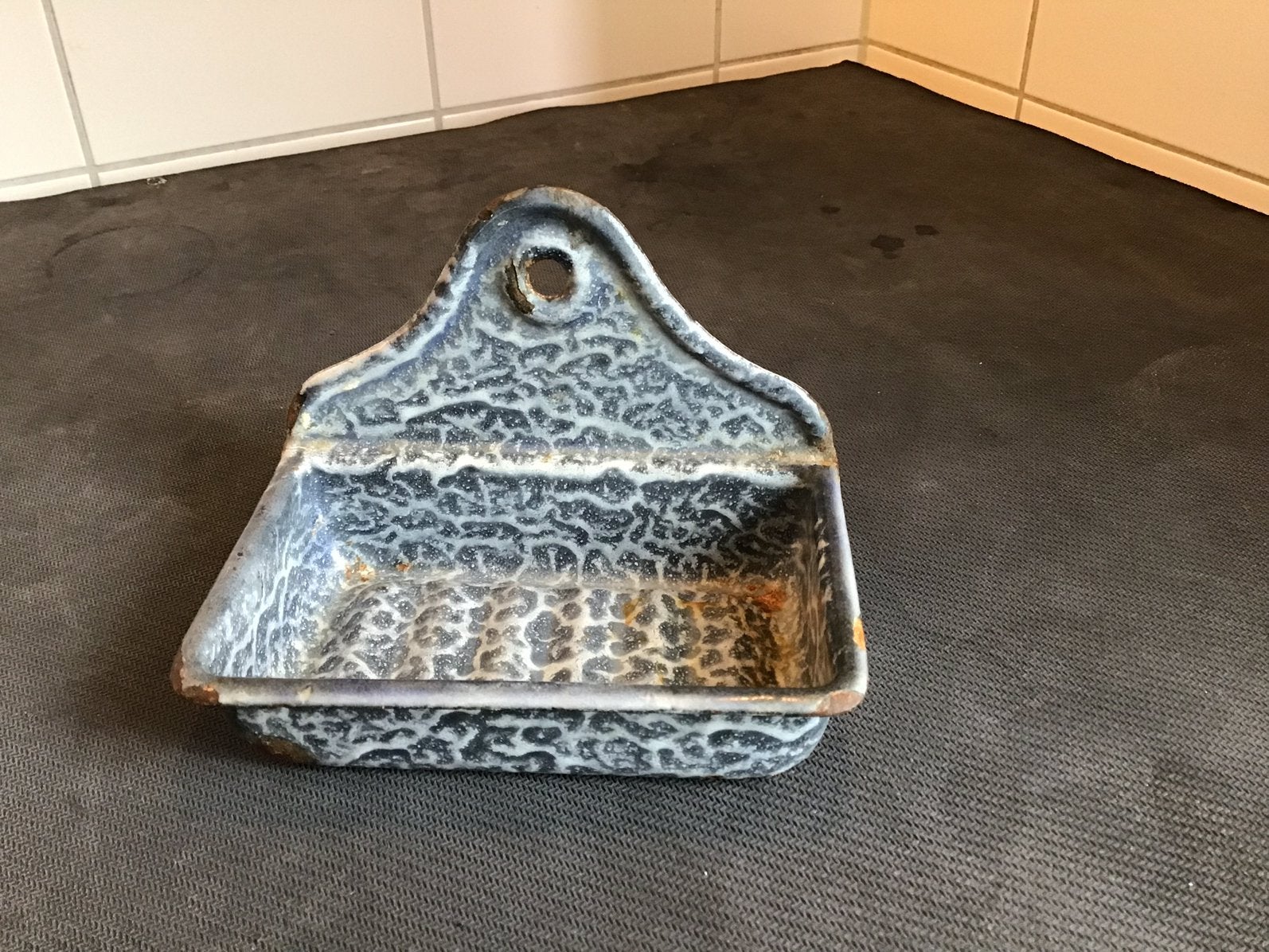 Grijs gewolkt zeepbakje, Ophalen of Verzenden