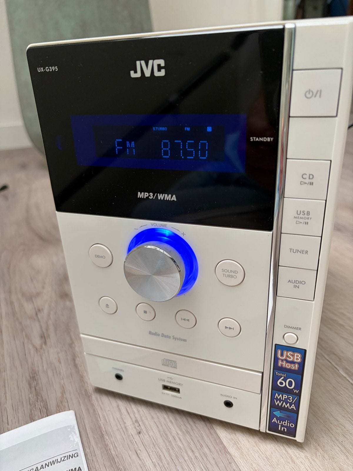 JVC UX-G395 Micro Component System met USB en CD, Audio, Tv en Foto, Stereo-sets, Ophalen, Gebruikt, JVC, Microset