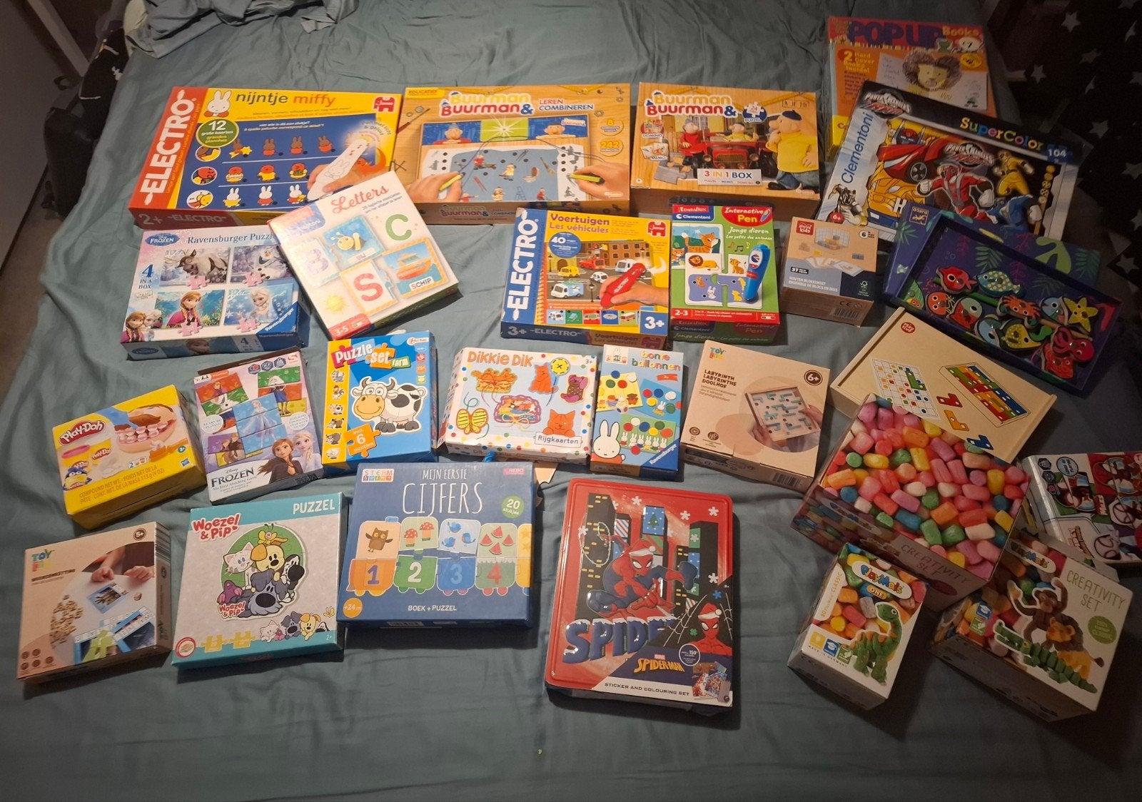 26 Diverse spelletjes, puzzels, knutselwaar, ect, Ophalen
