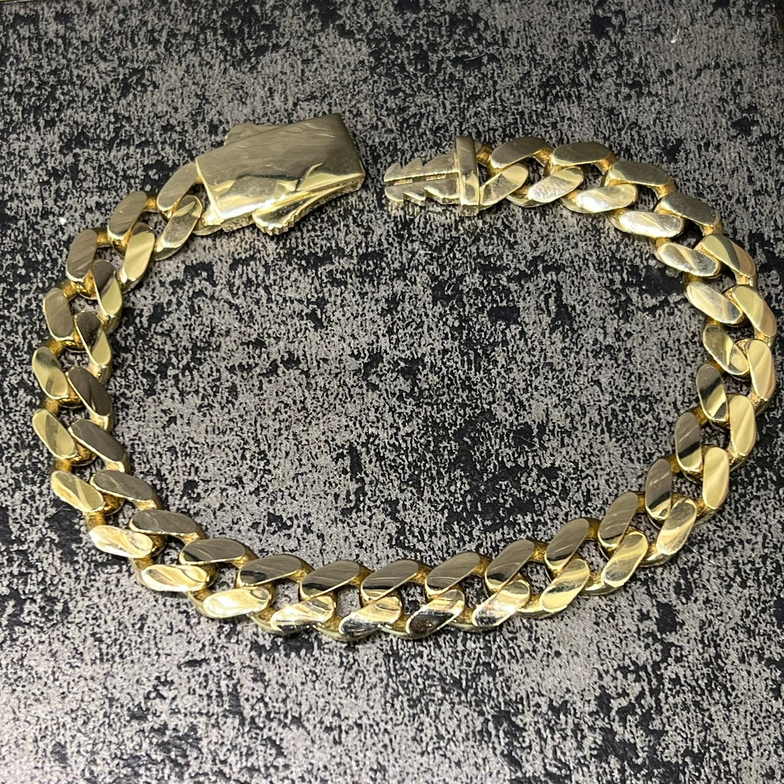14k gouden armband cuban schakel gourmet, Ophalen of Verzenden, Nieuw, Goud