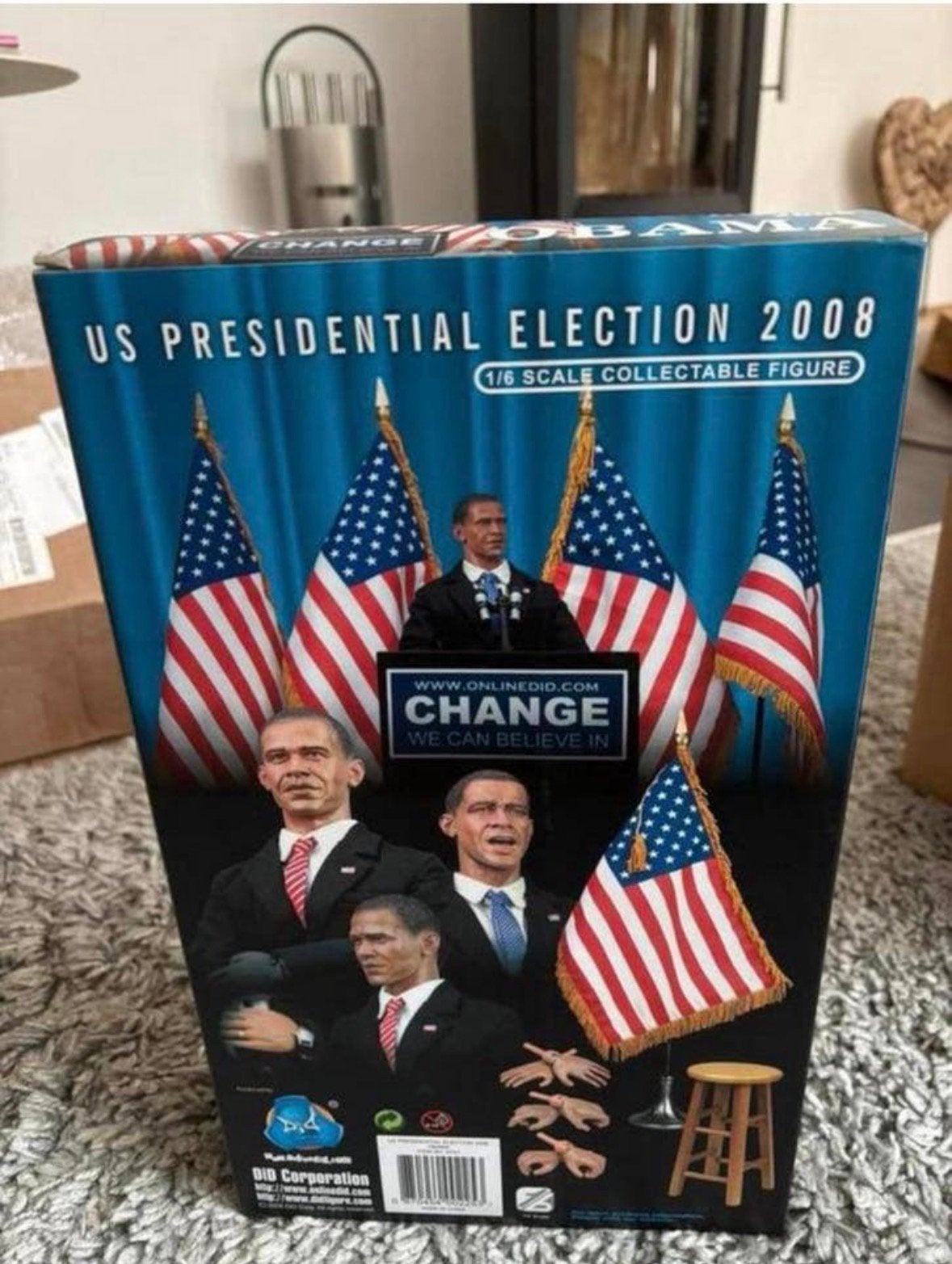 1/6 figuur Barack Obama van DID Corporation, Ophalen of Verzenden, Zo goed als nieuw