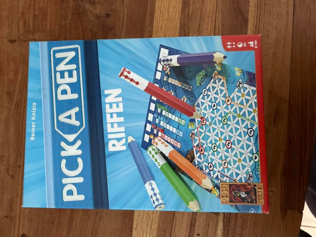 MOET WEG; Pick a pen spel, Vijf spelers of meer, Verzenden, Gebruikt