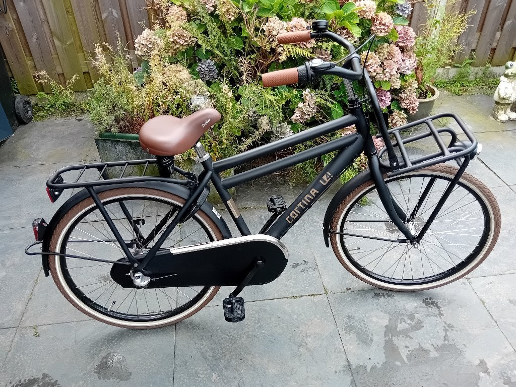 Te koop PRACHTIGE Cortina U4 jongensfiets 24 inch., Ophalen, Terugtraprem, 24 inch, Versnellingen